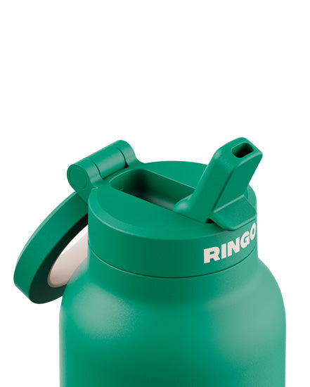 Détail du support MagSafe sur la gourde Ringo Pro verte