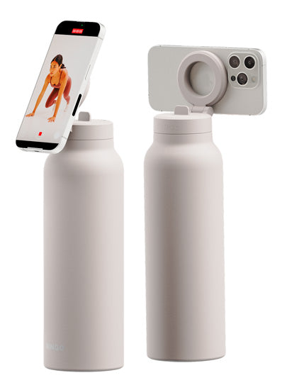 Gourde isotherme Ringo Pro beige vue détaillée