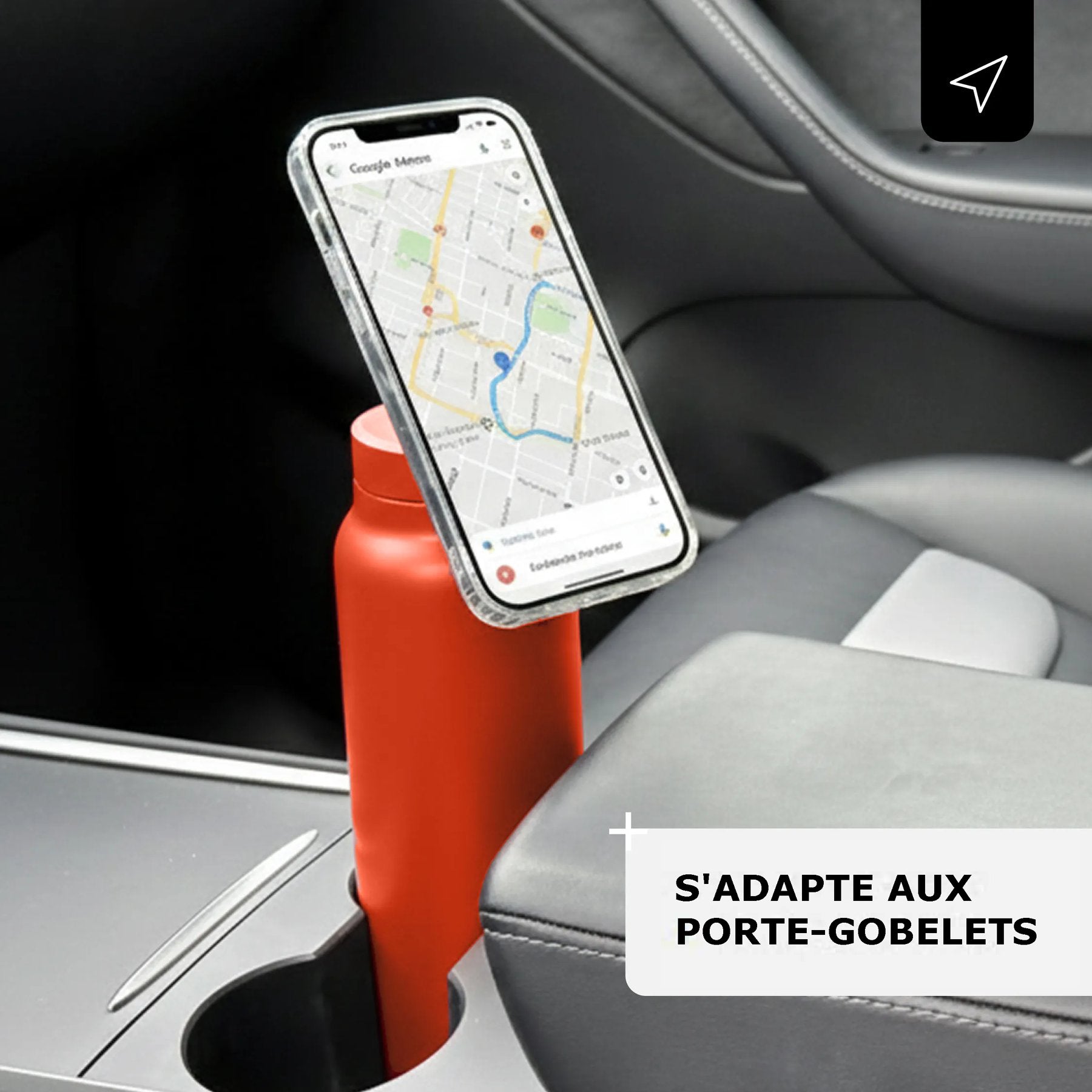 Création de contenu avec la gourde MagSafe Ringo Pro orange